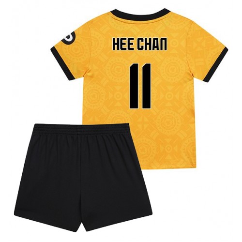 Dětský fotbalový dres Wolves Hee-chan Hwang #11 2025-26 Domácí Krátký Rukáv (+ trenýrky)